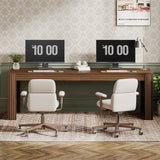 Tribesigns 79-Inch Extra Long Desk, Two Person Double Desk for Home Office