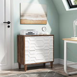 Tribesigns 2-Drawer File Cabinet, Lateral Filing Cabinet for A4/Letter/Legal Size, Office Storage Cabinet