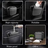 Integrated Car Side Door Trash Can Hanging Storage Box with Built-in Trash Bag