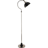 56''H SATIN NICKLE GOOD NECK FLOOR LAMP