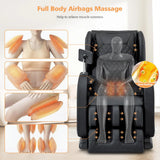 Full Body, Zero Gravity Massage Recliner with Air Pressure, Heating