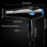 Morfone 12pcs-in-1 multiple accessory hair dryer. With accessories such as combs, hair clips,
