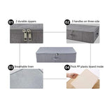 Folding Washable Dustproof Under Bed Storage Bins with Lids for Closet