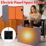 Personal Electric Panel Space Heater with Thermostat & Timer for Office