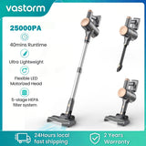 INSE 25Kpa Cordless Lightweight Stick Vacuum with Rechargeable Battery