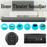 Sound Bar TV Sound System Bluetooth Speaker Wireless Subwoofer Bass Home Theater Rechargeable