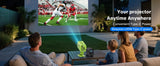 2026 New 1080P Projector Portable Wired w/ Speakers For Phone Movies