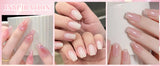 8pcs Nude Jelly Gel Nail Polish Set With Box Translucent Color Semi Permanent Soak Off UV LED Gel