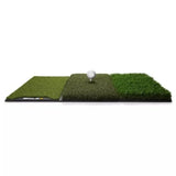 Pure Practice Golf Mat Training Aid for Backyard Driving with Realistic Im