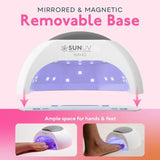 UV Light for Gel Nails Polish UV LED Nail Lamp with 4 Timer Settings Auto Sensor