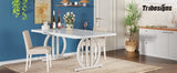 Tribesigns Dining Table for 4-6 People, 63-Inch Large Dinner Table