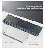 JOMAA Harmonica Tri-fold Keyboard with Touchpad Bluetooth Wireless Keyboard