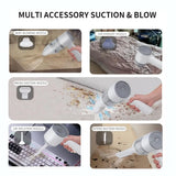 Portable Handheld Vacuum Cordless, 16000Pa Car Desk Vacuum Cleaner