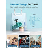 Portable Compact Travel Massage Gun for Sports, Home, and Office Use