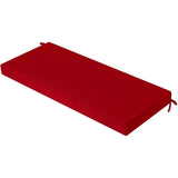 Outdoor Bench Cushion Waterproof, Patio Seat Pad with Ties for Porch Swing