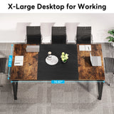 Tribesigns Modern Computer Desk Large Office Desk Computer Table Study Writing Desk
