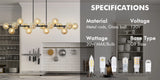 Mid Century Modern Chandelier 16-Lights Sputnik Chandelier 54in Chandelies