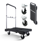 SucceBuy 330LBS Foldable Push Cart Dolly Folding Platform Hand Truck with Adjustable