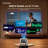 Magcubic HY350GTV Projector with 4K TV stick 1080P 900 ANSI  Native