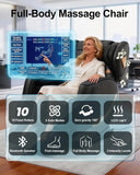 Full Body Zero Gravity Shiatsu Recliner Back Massage Chair with Heating