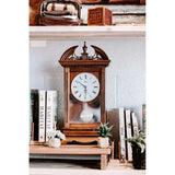 Hamilton Quartz Mantel Clock 42010 by Hermle Large with Pendulum