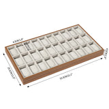 6/12/20/24/30Slots Large-capacity Watches and Glasses Display Box  Suitable for Hold Glasses Watches Jewelry Rings