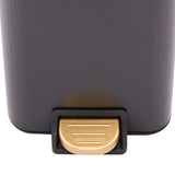 Silent Step Trash Can with Soft Close Lid, 12L Touch-Free for Bathroom & Kitchen