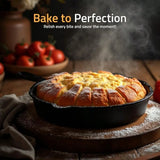 3-Piece Cast Iron Skillet Set – Pre-Seasoned Chefs Pans for Oven, Stove, Grill