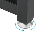 Tribesigns Two Person Desk with Bookshelf, 78.7 Computer Office Double Desk