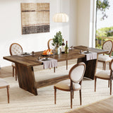 Tribesigns 70.87-Inch Large Dining Table: Wood Long Dining Room Table