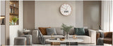 TIMESS Luminous Voice-activated Wall Clock, 14' Silent Battery Powered