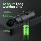 Deep Tissue Precession Massage Gun for Athletes with 8 Massage Heads