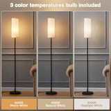 64 Inch Floor Lamp For Living Room With LED Bulb, 3 Color Temperatures