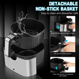 Kit Cook Large Air Fryer, 1500W 7QT Air Fryer Cooker, Adjustable Temperature 100-400°F