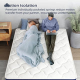 12 Inch-Hybrid Mattress Bed in A Box, Medium Firm for All Sleepers