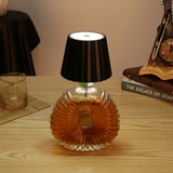 Wireless Bottle Table Lamp 3-color and Stepless Dimming Night Lamp 2000mAh Desk Lamps