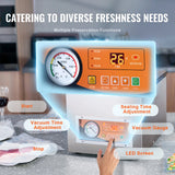 SucceBuy DZ-260S Chamber Vacuum Sealer 260W Vacuum Packing Machine with 10.2" Sealing Length for Wet Foods Meats Home Kitchen