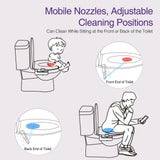Bidet Attachment for Toilet, Non-Electric Bidet Ultra-Slim Dual Nozzle (Feminine/Rear Wash),