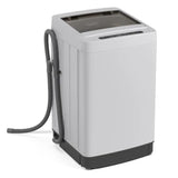 Portable washing machine for apartment, home, dorms, RV: 1.5 cu.ft compact washer in gray black
