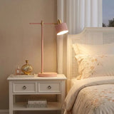 22.2" Modern Desk Lamp, Metal Table Lamp with LED Bulb, Adjustable Reading Lamps for Living Room