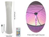 LED smart lamp, remote control, floor lamp, suitable for living room, bedroom