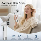 Cordless Rechargeable Hair Dryer for Travel, Camping, RV 15000mAh Battery, USB Portable, 3 Adjustable