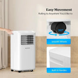 Smart 10000 BTU Portable AC with Remote 3-in-1 Cooler, Dehumidifier & Fan