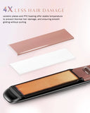 Professional Hair Straightener with Plasma Technology, 2 in 1 Flat Iron and Curler, Fast Heating up