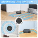 INSE Robot Vacuum Cleaner 3-in-1 Automatic Cleaning for Carpet Pet Hair