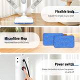 DayPlus Steam Mop & Detachable Steam Cleaner for Carpet Laminate