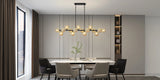 Mid Century Modern Chandelier 16-Lights Sputnik Chandelier 54in Chandelies