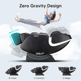 2026 AI APP Control Shiatsu Zero Gravity Massage Chair with Foot Roller