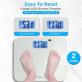 Highly Accurate Digital Talking Bathroom Scale with Large LCD Screen for Body Weight Monitoring in Home