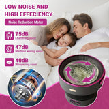 Portable Washing Machine 13L Foldable Mini Washer with with 4 Modes and Spin Basket Deep